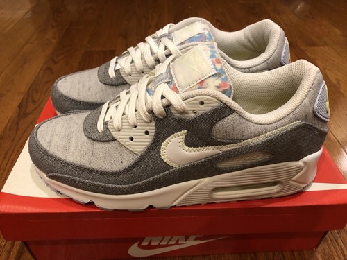 Nike Herren Air Max 90 Recyceltes Canvas Laufschuh Größe 8,5 - Bild 2 von 12