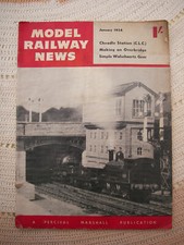 Model Railway News Magazine January 1954 Used but in reasonable condition for ag