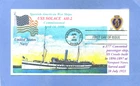 USS SOLACE AH-2 Spanish-American War Hospital Ship Color Photo Cachet First Day