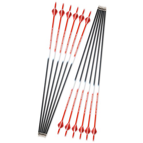 30" Carbon Arrows SP500 Archery Compound Recurve Bow Hunting Practice Shooting - Picture 13 of 29