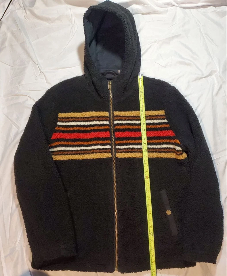 Pendleton Hombre Grande Suéter Chaqueta Productos Secos Negro Rojo Naranja Marrón Tostado  Foto 2 de 4