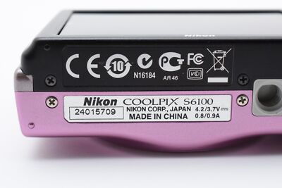 MINT] Nikon COOLPIX S6100 Compact Digital Camera Pink Tested