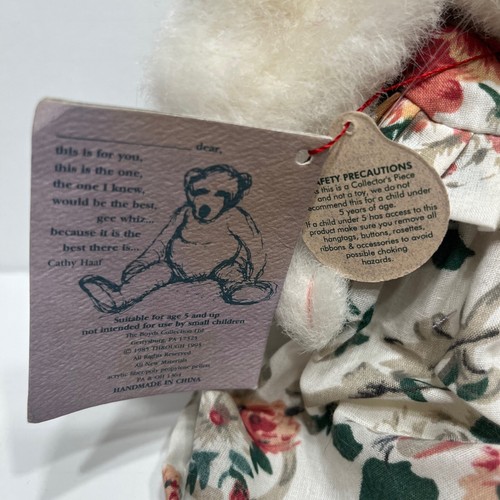 Boyd's Bears Bearwear Plush Bunny Julip O'Hare Jointed Legs Vintage 90s 1995 - Picture 4 of 13