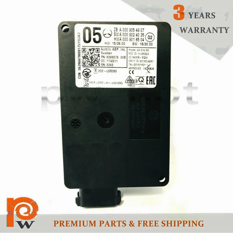 OE# Blind Spot Radar Sensor Object Warning Module For Mercedes 