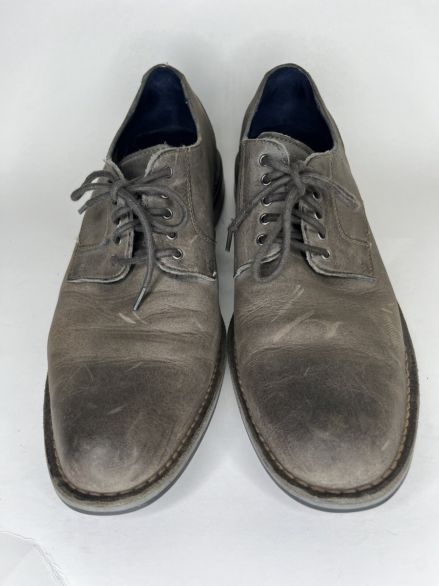 Cole Haan C11652 Centre Street Gray Leather Lace Up Oxford  display picture 1