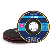 Flap Disc Aluminum Oxide 115mm 4.5" 120 Grits 2 Pack Grinding Sanding 1.85 per disc