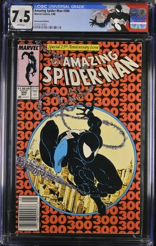 Amazing Spider-Man #300 (1988) Origin & 1st App of Venom Newsstand CGC 7.5 WP