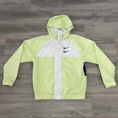 Nike Sportswear Double Swoosh Woven Jacket Barely Volt Men's Size Small