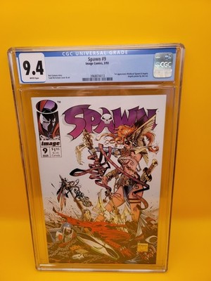 Spawn #9  CGC 9.4 NM, WP (Image, 1993) 1st App. Angela & Medieval Spawn
