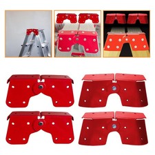 2 attic stair folding hinges for herringbone ladders and