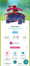 Dynamax Venusaur ( Bulbasaur Evolution ) Pokémon Tr@de GO