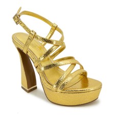 Women's Kenneth Cole New York Allen Strappy Platform Sandals Light Gold