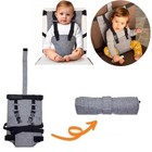 Baby Toddlers High Chair Home Long Adjustable Straps Durable Seat Portable New