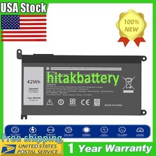 42WH WDX0R Battery for Inspiron 5565 7573 Series P58F P66F P75F P69G CYMGM 11.4V