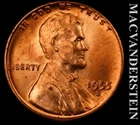 1955-S Lincoln Wheat Cent - Choice Gem Brilliant Uncirculated  No Reserve #L5031