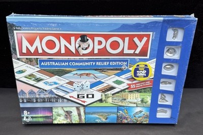 Monopoly Australian Community Relief Edition Board Game NEW & SEALED