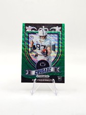 Pat Freiermuth 2021 Panini Prizm Draft Picks RC Crusade Green Wave #173