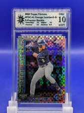 2025 Topps Pro Debut #PDC-41 George Lombard Jr. Chrome X-Fractor GEM MINT 10 