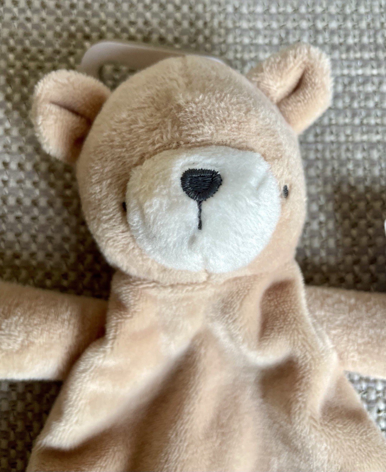 New Sainsburys TU Brown Teddy Bear Baby Comforter Blanket Soother