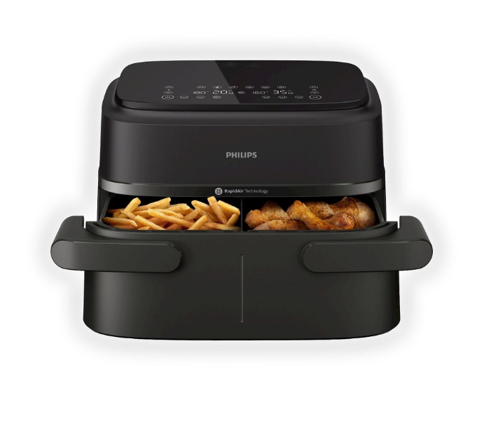 PHILIPS NA150/00 FRIGGITRICE AD ARIA, DOPPIO CESTELLO, CAPACITA 7,1 L