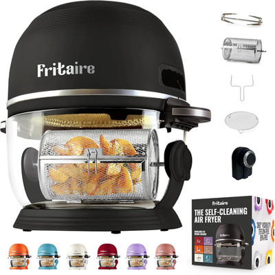 5-Quart Self-Cleaning Air Fryer - 6-in-1 with 360° Visibility
