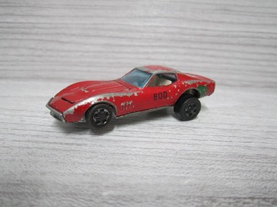 HOT WHEELS 1969 RED LINE ORIGINAL REDLINE SERIES CUSTOM CORVETTE RED BODY