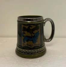 Vintage Lord Nelson Pottery Ceramic Beer Tankard Crafted In England