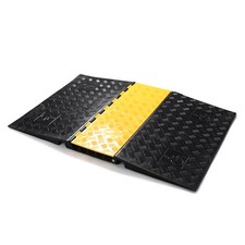 Yescom Cable Ramp Protector 5 Channel Floor Cord Cover Speed Bump for Driveway