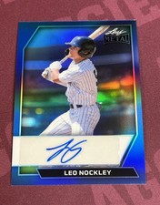 ‼️2026 Leaf Metal Leo Nockley Auto #1/5 The Yankees Baseball
