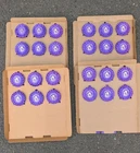 Vintage Lot of (24) New Old Stock Horse Show Ribbons  Farmington CT Purple