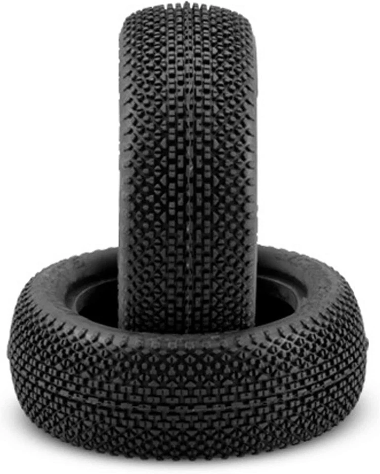 Neumáticos de rehabilitación 1/10 compuesto verde para buggy 2 JCO317102 RC neumático Foto 2 de 4