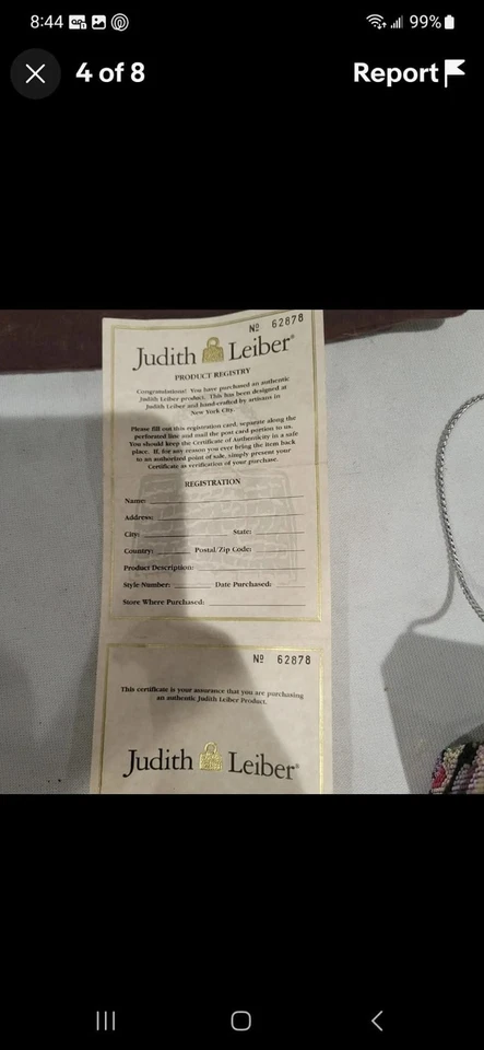 Judith Leiber Swarovski Crystal  Flower Clutch Purse with Chain - Image 2 of 4