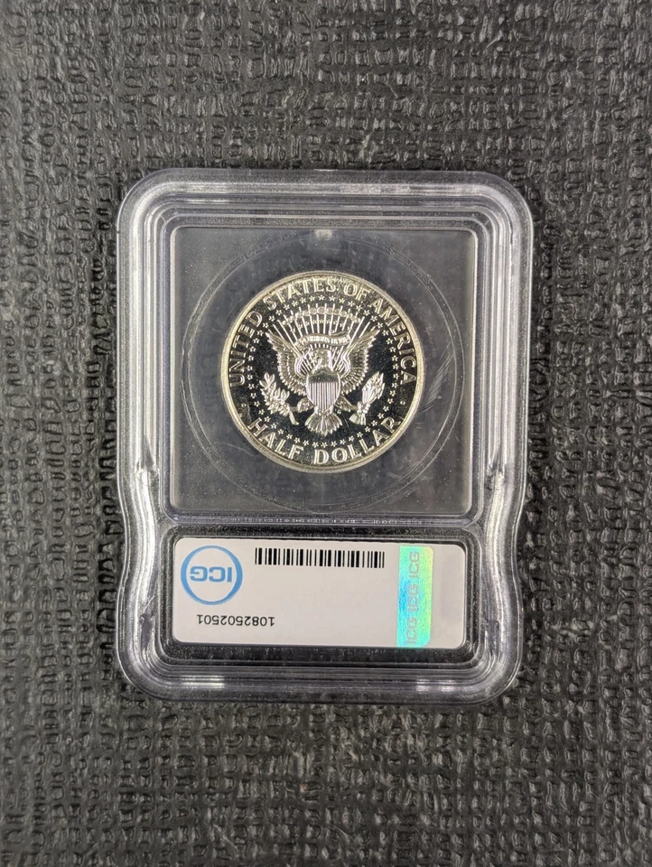 1965 MS 69 SMS 50c Kennedy Half Dollar New ICG Austin Hutto Signed White Label - Image 2 of 4