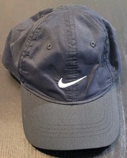 Nike Hat Cap Strapback Infant Black Dri-Fit Polyester Swoosh