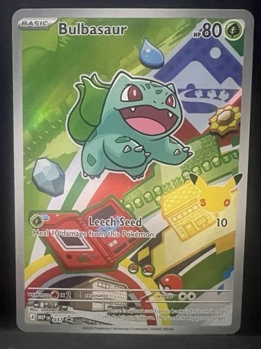 Bulbasaur MEP 037 - NM First Partner Illustration Rare Promo 30th Anniversary