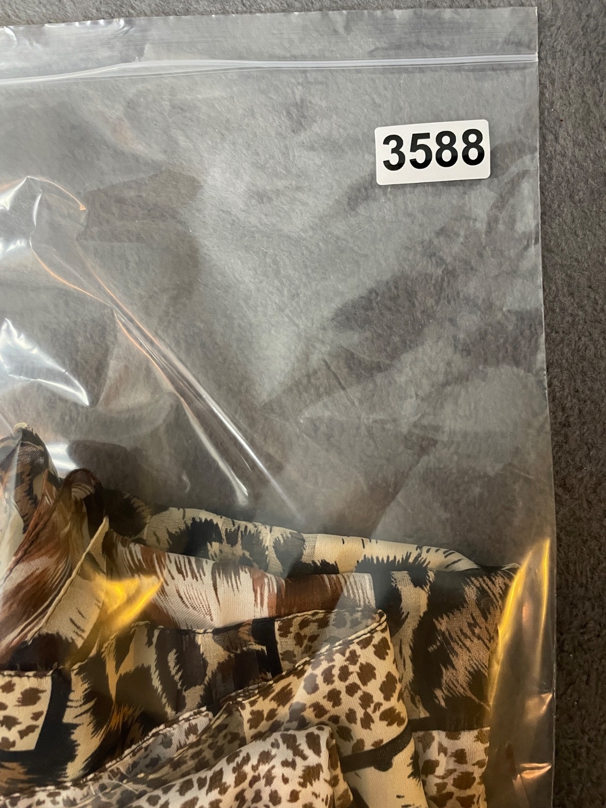 Animal Print Patchwork Scarf Leopard Cheetah Tige… - image 5