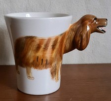 Ceramic Mug with English Cocker Spaniel Handle In Dog House Boxed