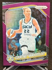 2025 Panini Prizm WNBA Courtney Vandersloot #124 Chicago Sky Purple Prizm /149