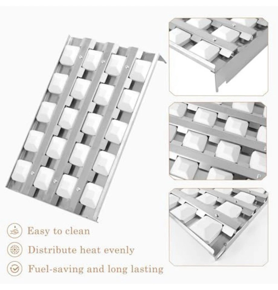 Bandeja de barbacoa para parrillas Lynx 24”-42” con briquetas de cerámica Foto 3 de 3