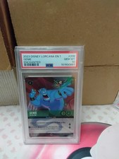 PSA 10 Lorcana DOUBLE SWORD GENIE On the Job ENCHANTED THE FIRST CHAPTER 209/204