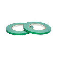 Green Tape Produce Poly Bag Tapes Sealer Tape 3/8 Inch x 180 Yards 6 Pcs