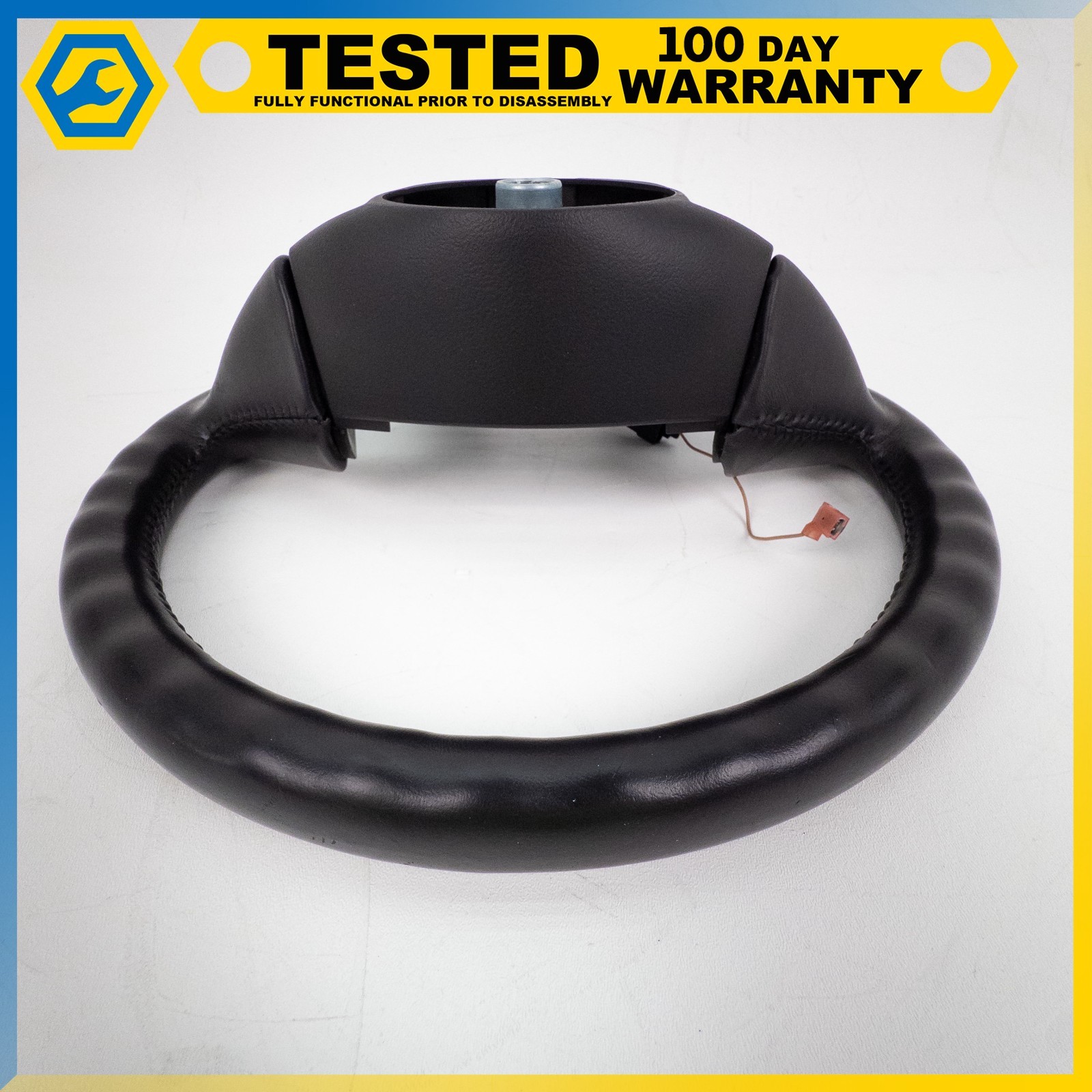 05-13 CHEVROLET CORVETTE C6 FRONT LEFT STEERING WHEEL BLACK OEM