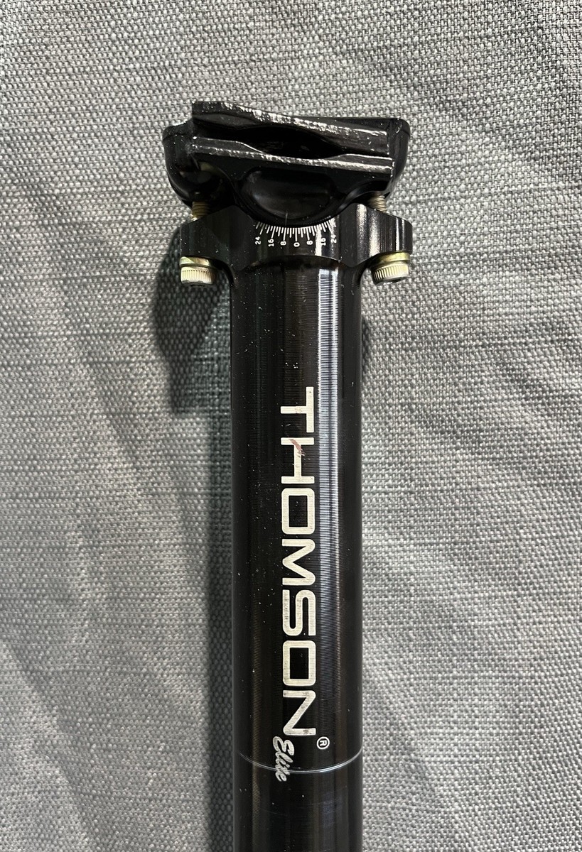 Tige De Selle Thomson Elite SP-E128-SB – 30,9 X 367 Mm, Noire, 0 Recul (occasion)