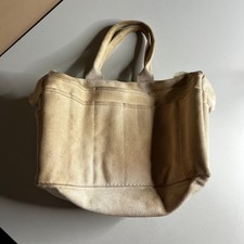 Vintage Canvas Utility Garden Tote Bag Cream ...