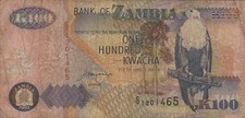Zambia / Zambia - 100 Kwacha - 1992 - Series CY - used