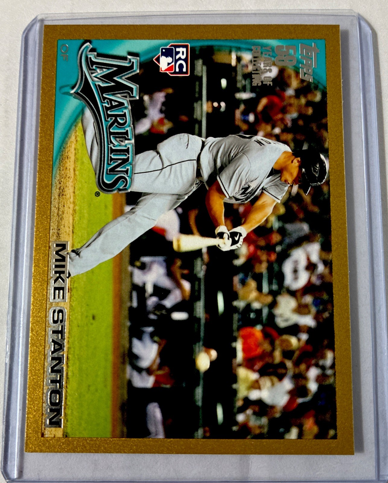2010 Topps Update Series - Giancarlo Stanton #US-50 Gold /2010 (RC)