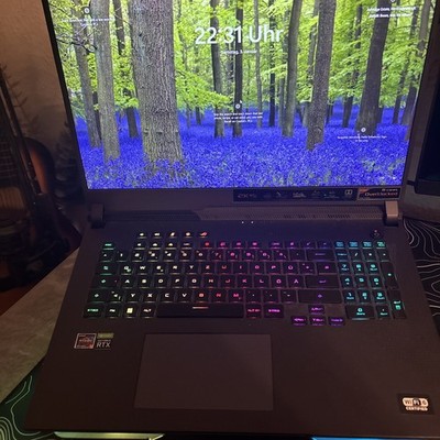 ASUS ROG Strix G17 Laptop | OPTIONAL  mit der Monitor und Laptophalterung dazu