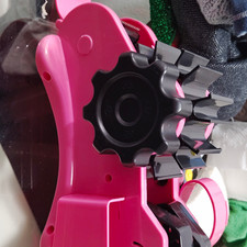 Pink Black Multi-Roll Desk Tape Dispenser Tape Cutter No Tape