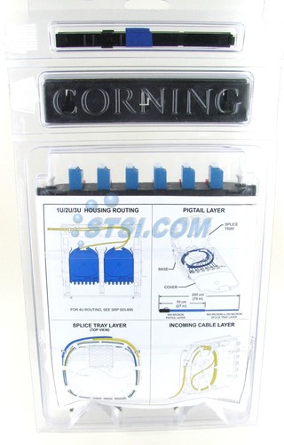 Corning CCH-CS12-A9-P00RE Splice Cassette, 12 F, LC Duplex OS2 *READ* ~STSI - Picture 2 of 6