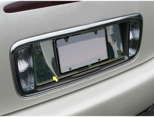 Luxury Fx Chrome License Plate Bezel For 2000-2005 Cadillac Deville